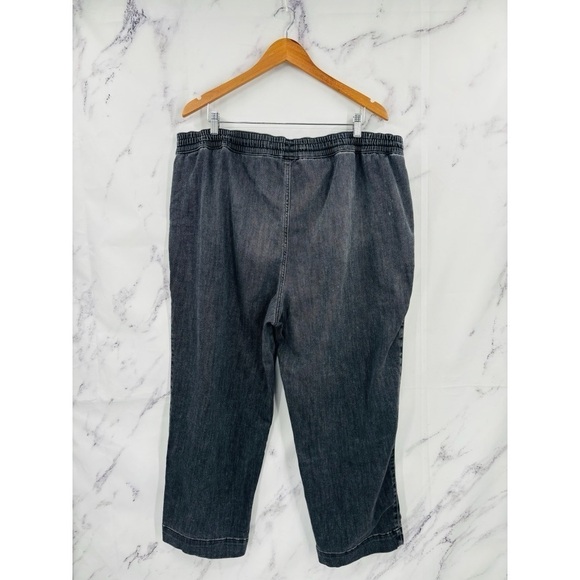 Free Assembly Classic Denim Joggers - Washed Black - Picture 5 of 7